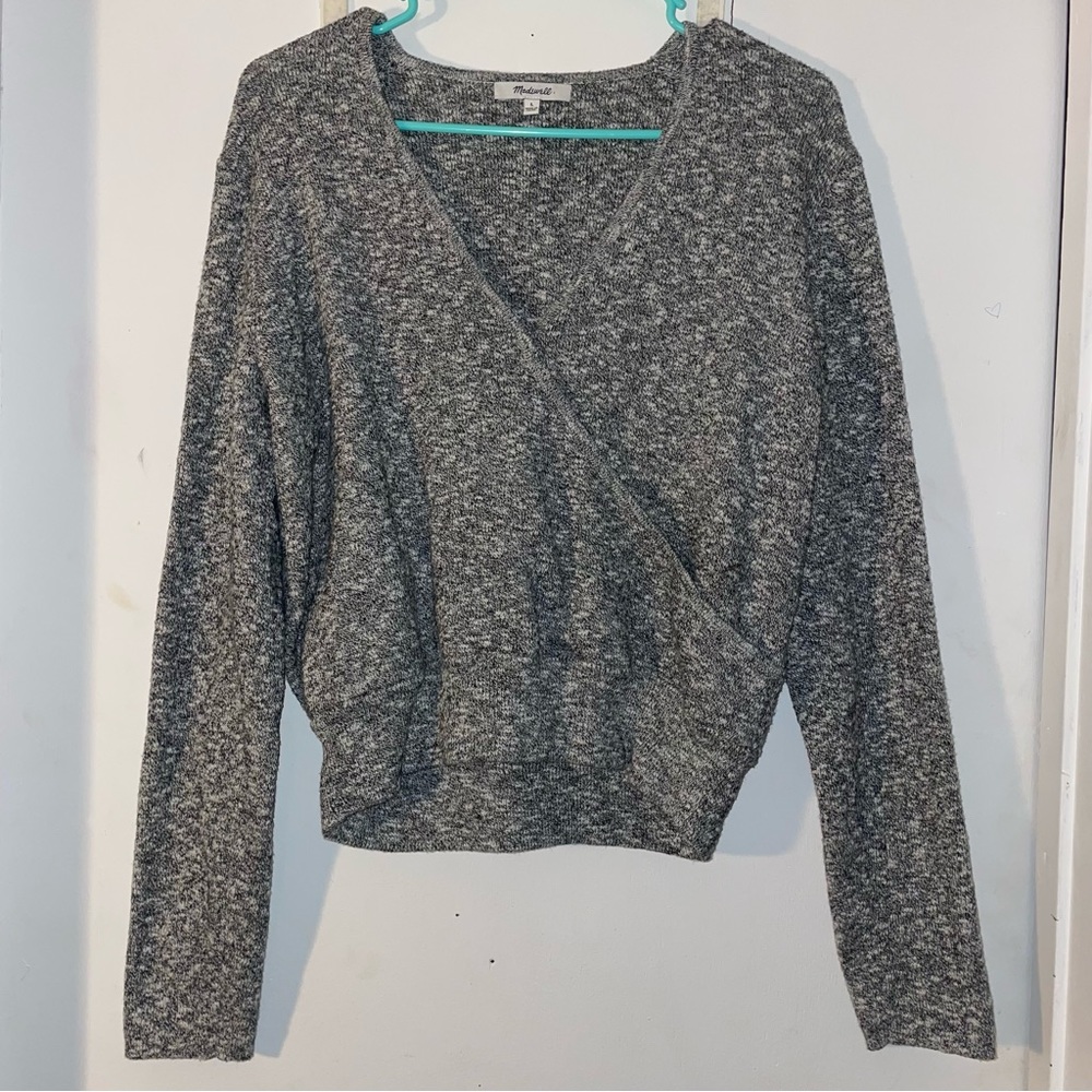 Madewell wrap sweater